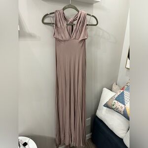 Lulus taupe maxi dress